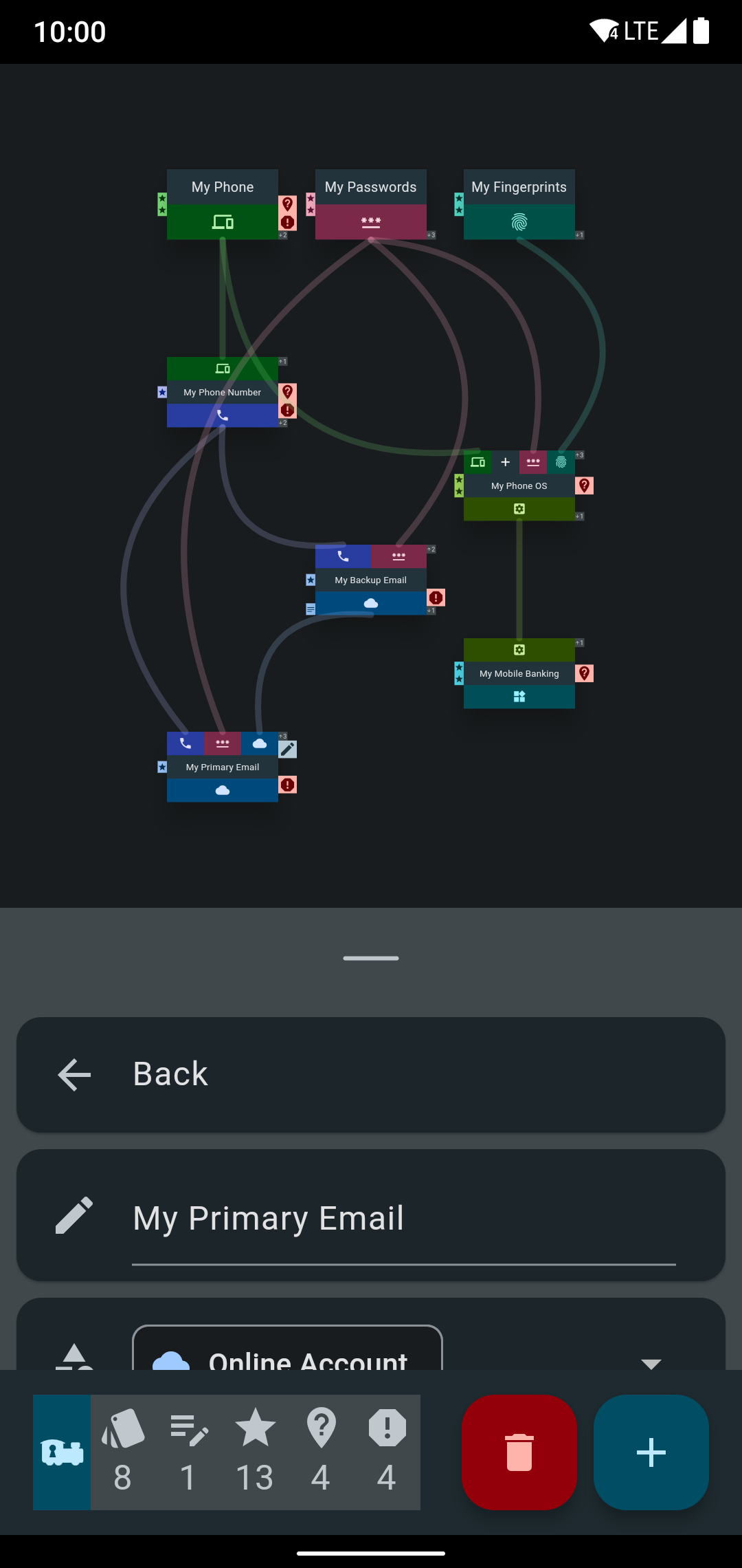 Screenshot of DepAuth Mobile